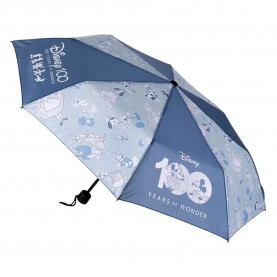 чадър,чадъри,cerdá,100,years,of,wonder,disney,disney,folding,umbrella,blue,(blue,white)