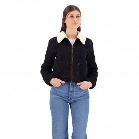 яке,дамски,якета,и,палта,levi's®,t3,retro,sherpa,trucker,denim,jacket,black