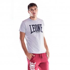 тениска,мъжки,тениски,leone,apparel,basic,short,sleeve,t,shirt,grey,(melange)