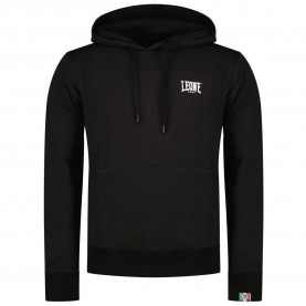 суичър,мъжки,пуловери,leone,apparel,basic,small,logo,hoodie,black,(black)