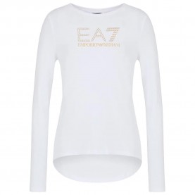 тениска,дамски,тениски,ea7,emporio,armani,8ntt51,long,sleeve,t,shirt,white