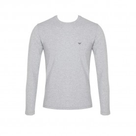 Тениска Emporio armani 111023 long sleeve T-shirt - Grey (Grey Melange) тениска,мъжки,тениски,emporio,armani,111023,long,sleeve,t,shirt,grey,(grey,melange)