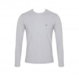 тениска,мъжки,тениски,emporio,armani,underwear,111023,long,sleeve,t,shirt,grey