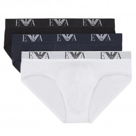мъжко,бельо,emporio,armani,111734,slips,3,units,white,black,navy,(multicolor)