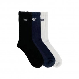 чорапи,мъжки,чорапи,emporio,armani,303133,long,socks,3,pairs,multicolor