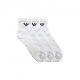 чорапи,мъжки,чорапи,emporio,armani,304202,half,short,socks,3,pairs,white