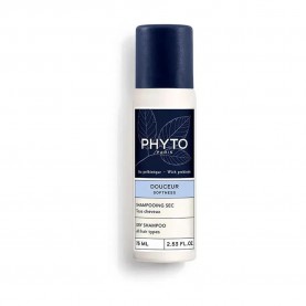 хигиена,коса,phyto,127050,75ml,dry,shampoo,white