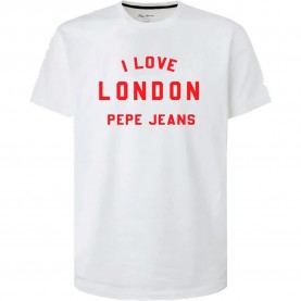 тениска,мъжки,тениски,дамски,тениски,pepe,jeans,london,short,sleeve,t,shirt,white,(white)