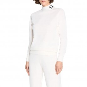 блуза,дамски,пуловери,дамски,плетени,дрехи,armani,exchange,6rym1k,yme3z,v,neck,sweater,iso,(white)