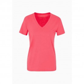 тениска,дамски,тениски,armani,exchange,6ryt48,yjg3z,short,sleeve,v,neck,t,shirt,orange