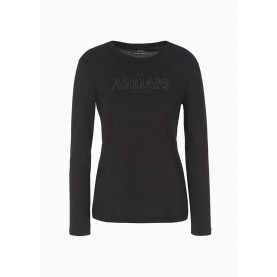 тениска,дамски,тениски,armani,exchange,6ryt49,yj3rz,long,sleeve,t,shirt,black