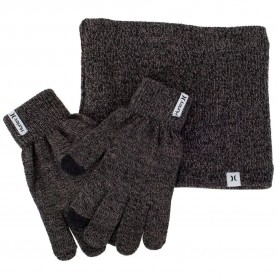 Комплект Hurley Cozy Set gloves - Grey (Black) комплект,ръкавици,шапки,и,шалове,hurley,cozy,set,gloves,grey,(black)