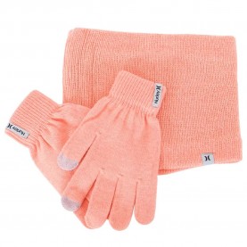 комплект,ръкавици,шапки,и,шалове,hurley,cozy,set,gloves,pink,(pink,tint)