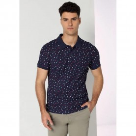 панталони,тип,чино,мъжки,блузи,с,яка,victorio,&,lucchino,short,sleeve,polo,blue,(blue)