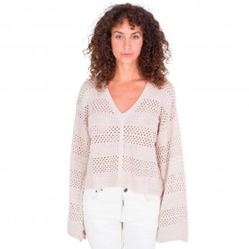 блуза,дамски,пуловери,дамски,плетени,дрехи,hurley,easy,times,crochet,v,neck,sweater,beige