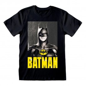 тениска,мъжки,тениски,heroes,the,flash,movie,keaton,batman,short,sleeve,t,shirt,black,(black)