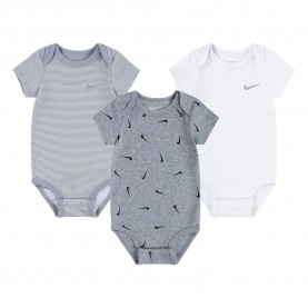 Nike Baby Essentials pelele 3 units - Grey (Dk Grey Heather) nike,baby,essentials,pelele,3,units,grey,(dk,grey,heather)