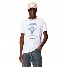 тениска,мъжки,тениски,diesel,diegor,k69,short,sleeve,t,shirt,white