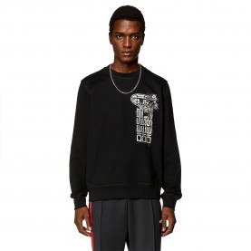 блуза,мъжки,пуловери,diesel,ginn,k39,sweatshirt,black