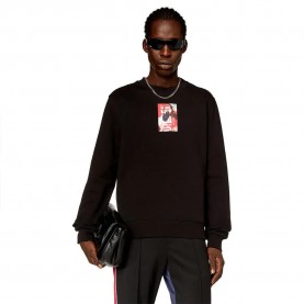 Блуза Diesel Ginn N1 sweatshirt - Black (Black Black Black) блуза,мъжки,пуловери,diesel,ginn,n1,sweatshirt,black,(black,black,black)