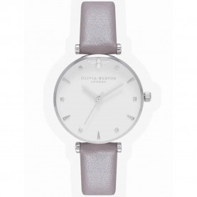 Часовник Olivia burton OB16AM144 woman watch - Silver (Silver / Grey / White) часовник,часовници,olivia,burton,ob16am144,woman,watch,silver,(silver,grey,white)