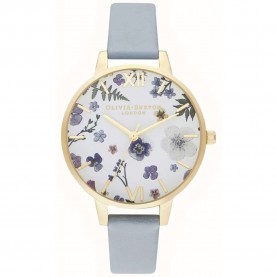 Часовник Olivia burton OB16AR08 woman watch - Golden (Golden / Blue / White) часовник,часовници,olivia,burton,ob16ar08,woman,watch,golden,(golden,blue,white)