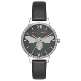 Часовник Olivia burton OB16BB13 woman watch - Black (Silver / Black / Black) часовник,часовници,olivia,burton,ob16bb13,woman,watch,black,(silver,black,black)
