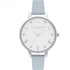 Часовник Olivia burton OB16BJ01 woman watch - Silver (Silver / Blue / White) часовник,часовници,olivia,burton,ob16bj01,woman,watch,silver,(silver,blue,white)