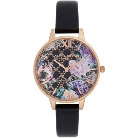 часовник,часовници,olivia,burton,ob16gh11,watch,multicolor,(golden,black,black)