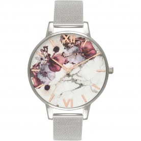 часовник,часовници,olivia,burton,ob16mf09,woman,watch,silver,silver,white
