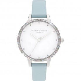 Часовник Olivia burton OB16RB19 woman watch - Clear (Silver / Blue / White) часовник,часовници,olivia,burton,ob16rb19,woman,watch,clear,(silver,blue,white)
