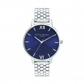 Часовник Olivia burton OB16SH09 woman watch - Blue (Silver / Silver / Blue) часовник,часовници,olivia,burton,ob16sh09,woman,watch,blue,(silver,silver,blue)