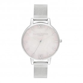 Часовник Olivia burton OB16SP18 woman watch - Silver (Silver / Silver / Pink) часовник,часовници,olivia,burton,ob16sp18,woman,watch,silver,(silver,silver,pink)