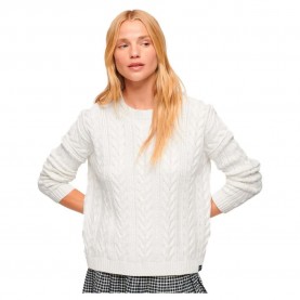блуза,дамски,пуловери,дамски,плетени,дрехи,superdry,dropped,shoulder,cable,sweater,white