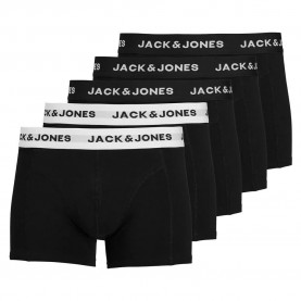 боксерки,мъжко,бельо,jack,&,jones,solid,boxers,5,units,black,detail,black,white,wb,(black)