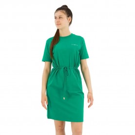 рокля,дамски,поли,и,рокли,tommy,hilfiger,1985,reg,mini,corp,short,sleeve,dress,olympic,green,(green)