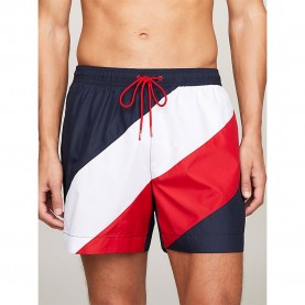 бански,гащета,мъжки,бански,костюми,tommy,hilfiger,diag,swimming,shorts,red
