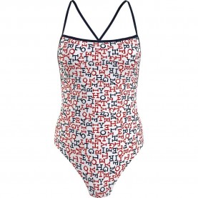 бански,костюм,дамски,бански,костюми,tommy,hilfiger,straight,neck,one,piece,print,swimsuit,multicolor