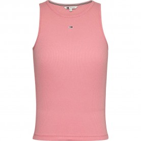 тениска,дамски,тениски,tommy,jeans,essential,sleeveless,t,shirt,tickled,pink,(pink)