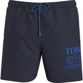 бански,гащета,мъжки,бански,костюми,tommy,jeans,um0um03145,swimming,shorts,blue