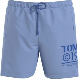 бански,гащета,мъжки,бански,костюми,tommy,jeans,um0um03145,swimming,shorts,blue