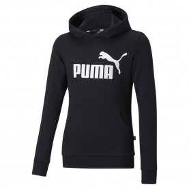 суичър,детски,блузи,puma,ess,logo,tr,hoodie,black