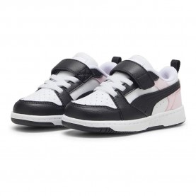 маратонки,детски,маратонки,puma,rebound,v6,lo,ac+,trainers,white,black,whisp,of,pink,(white)