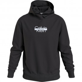 суичър,мъжки,пуловери,calvin,klein,cut,through,logo,hoodie,black