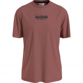 тениска,мъжки,тениски,calvin,klein,cut,through,logo,short,sleeve,t,shirt,purple