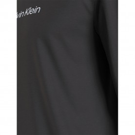 тениска,мъжки,тениски,calvin,klein,hero,logo,long,sleeve,t,shirt,black