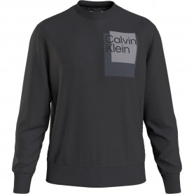 блуза,мъжки,пуловери,calvin,klein,overlay,box,logo,sweatshirt,black