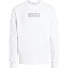 блуза,мъжки,пуловери,calvin,klein,raised,rubber,logo,sweatshirt,white