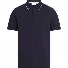 мъжки,блузи,с,яка,calvin,klein,stretch,pique,tipping,short,sleeve,polo,night,sky,(blue)
