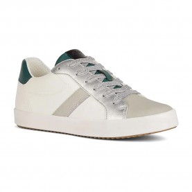 маратонки,дамски,маратонки,geox,blomiee,trainers,optic,white,dark,green,(white)